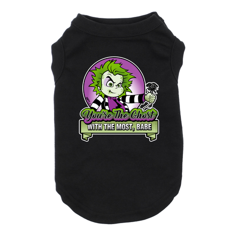 Beetlejuice Ghost with the Most Dog/Cat T-Shirt