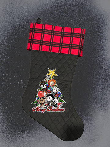 Tiny Terror Tree Christmas/Halloween Stocking