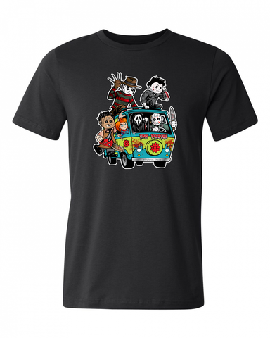 Tiny Terror Mystery Machine Graphic Onesie or Tee