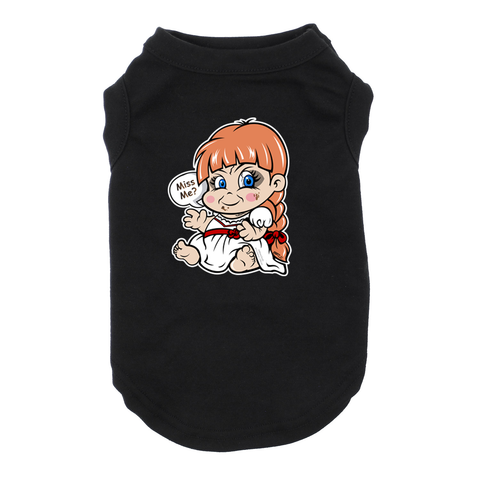 Annabelle Dog Black T-Shirt Cat T-Shirt