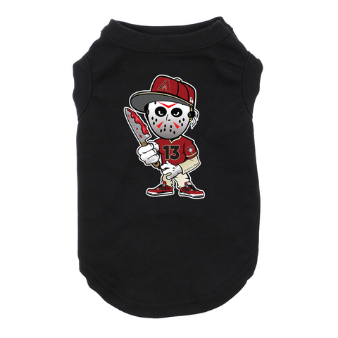 Arizona Jason Dog Black T-Shirt Cat T-Shirt
