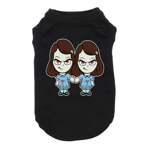 Grady Twins Dog Black Tshirt Cat T-Shrit