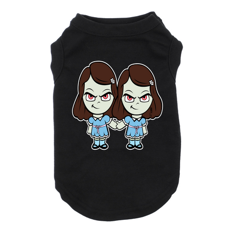 Grady Twins Dog Black Tshirt Cat T-Shrit
