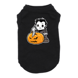 Baby Michale Myers Dog Black Tshirt Cat T-shrit