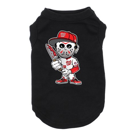 Nationals Jason Dog Black T-Shirt Cat T-Shirt