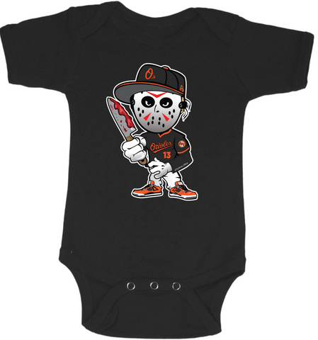 Orioles Jason Graphic Onesie or Tee