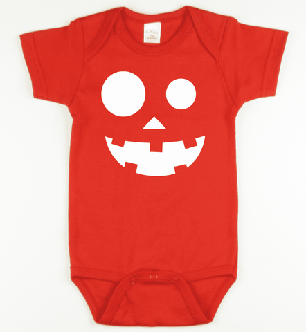 Glow in the Dark Pumpkin 1 Onesie or Tshirt-Spooky Baby