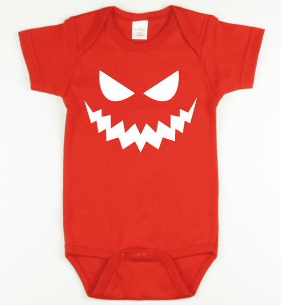 Glow in the Dark Pumpkin 2 Onesie or Tshirt-Spooky Baby