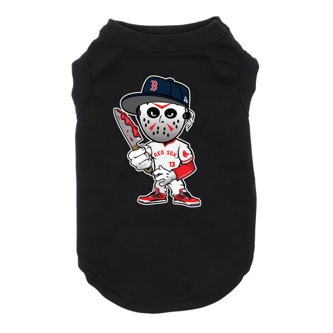Boston Jason Dog Black T-Shirt Cat T-Shirt