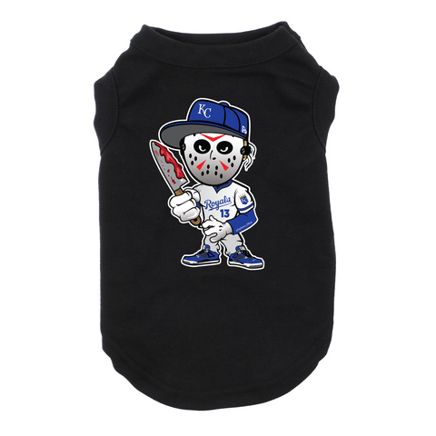 Kansas City Jason Dog Black T-Shirt Cat T-Shirt