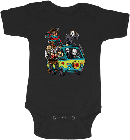 Slasher Gang Onesie or Tee