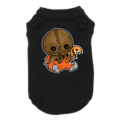 Baby Sam Dog Black Tshirt Cat T-Shrit