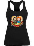 Till Death Chucky and Tiffany Adult Graphic Shirt