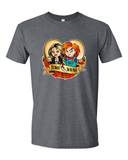 Till Death Chucky and Tiffany Adult Graphic Shirt