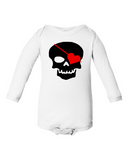 Valentine Skull Glow in the Dark Onesie or Tee