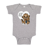 Valentine Wolfie Graphic Onesie or Tee