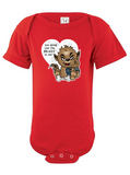 Valentine Wolfie Graphic Onesie or Tee