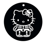 Evil Kitty Christmas Ornaments