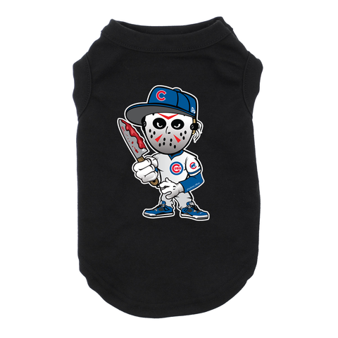 Chicago Jason Dog Black T-Shirt Cat T-Shirt