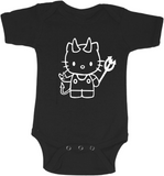 Devil Kitty Glow in the Dark Graphic Onesie or Tee