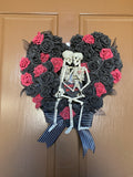 Horror Valentines Wreath
