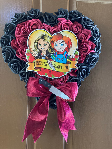 Tiny Terrors’ Valentines Wreath