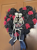 Horror Valentines Wreath