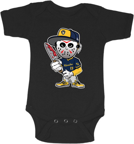 Milwaukee Jason Graphic Onesie or Tee