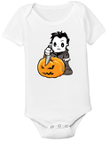 Micheal Myers White Onesie