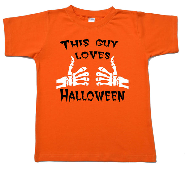 This Guy Loves Halloween Onesie or Tshirt