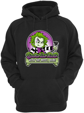 Beetlejuice Ghost with the Most Pullover Hoodie