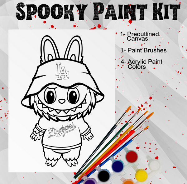 Labubu Pre-Outlined Paint Kit