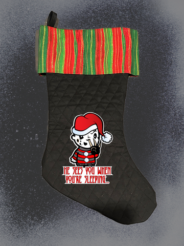 Freddy Claus Christmas/Halloween Stocking