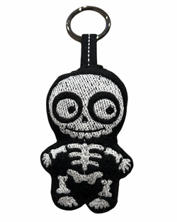 Skelly Plush Keychain