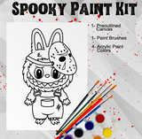 Slasher Labubu Pre-Outlined Paint Kit