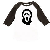 Ghost Face Raglan T-Shirt or Onesie