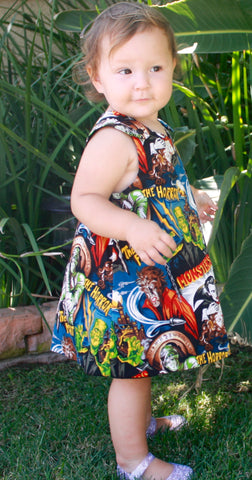 Classic Monster A-Line Dress Spooky Baby Classic Monster A-Line Dress Spooky Baby