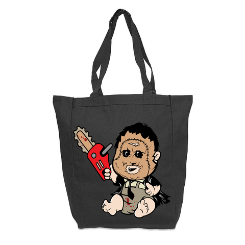 Baby Leather Face 2 Tote Bag
