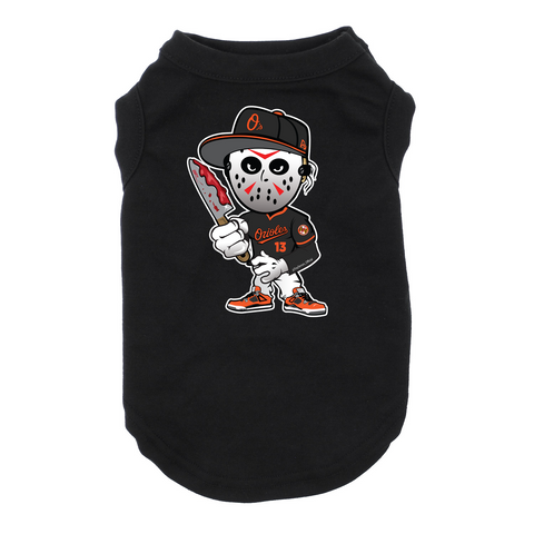Orioles Jason Dog Black T-Shirt Cat T-Shirt