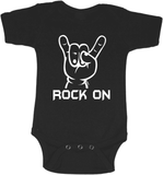 Black Rock On Onesie or Tshirt-Spooky Baby
