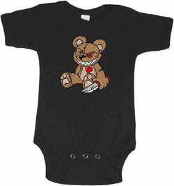 Evil Teddy Bear Graphic Onesie or Tee-Spooky Baby