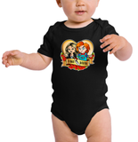 Till Death Chucky and Tiffany Graphic Onesie or Tee