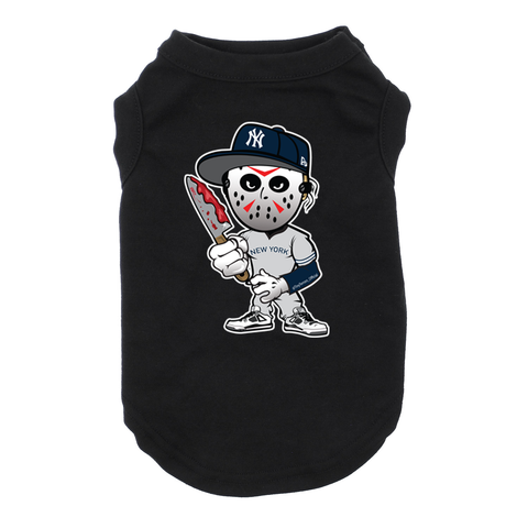Yankee Jason Dog Black T-Shirt Cat T-Shirt – Spooky Baby