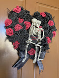 Horror Valentines Wreath